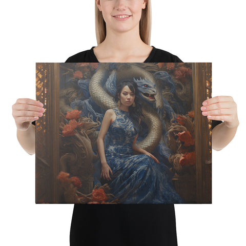Tiamat Goddess Canvas