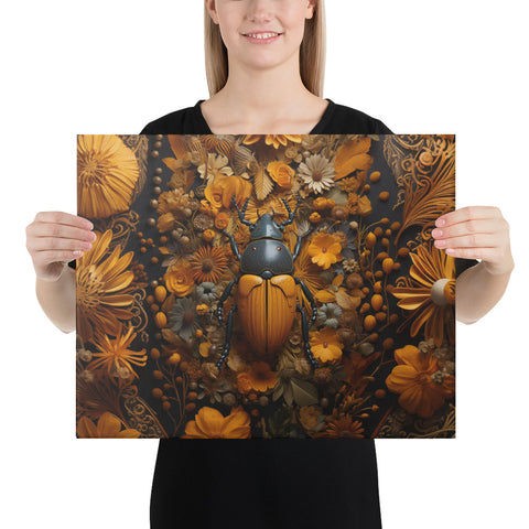 Beetle Spirit Animal Canvas