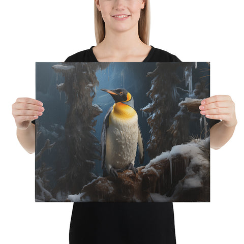 Emperor Penguin Spirit Animal Canvas