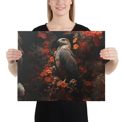 Falcon Spirit Animal Canvas