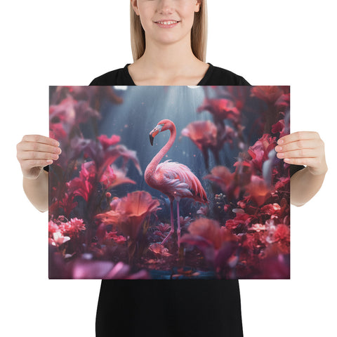 Flamingo Spirit Animal Canvas