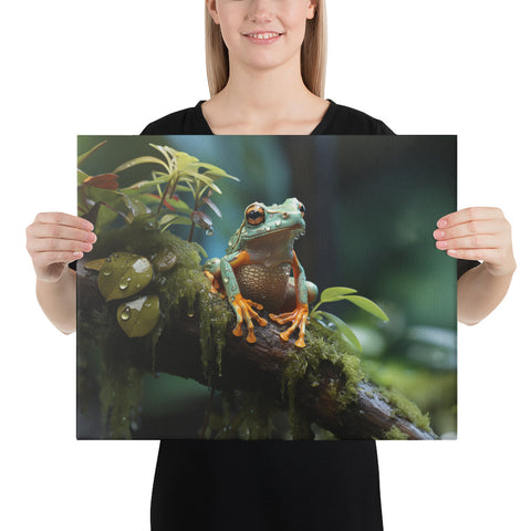 Frog Spirit Animal Canvas