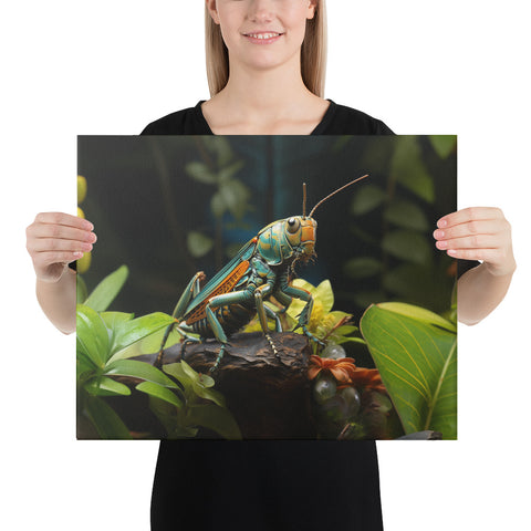 Grasshopper Spirit Animal Canvas
