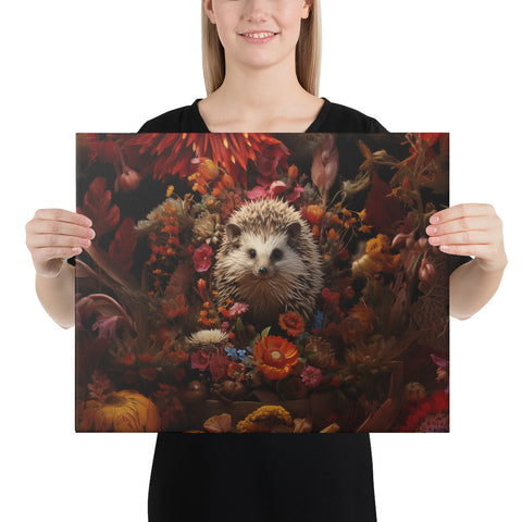 Hedgehog Spirit Animal Canvas