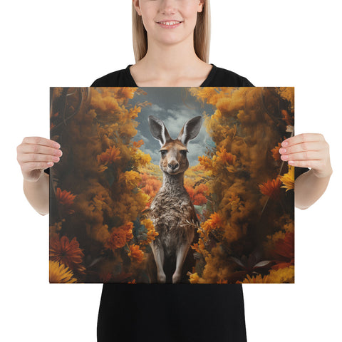Kangaroo Spirit Animal Canvas