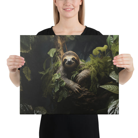 Sloth Spirit Animal Canvas