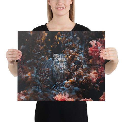 Snow Leopard Spirit Animal Canvas