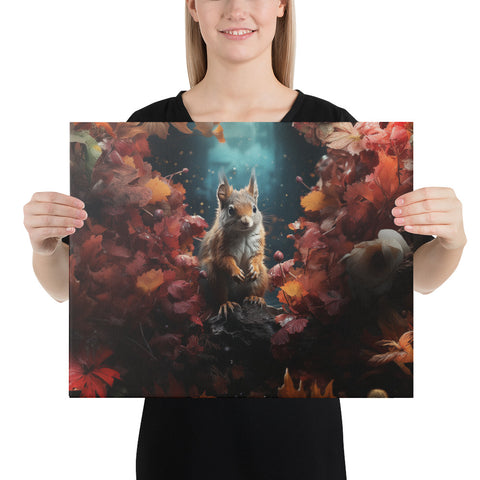 Squirrel Spirit Animal Canvas