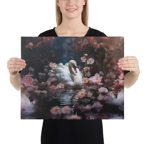 Swan Spirit Animal Canvas