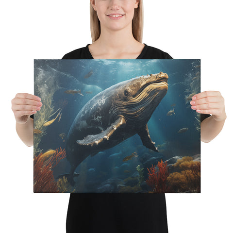 Whale Spirit Animal Canvas