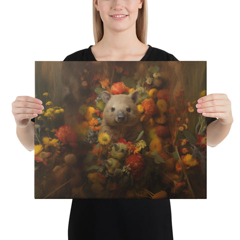 Wombat Spirit Animal Canvas
