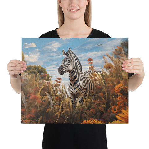 Zebra Spirit Animal Canvas