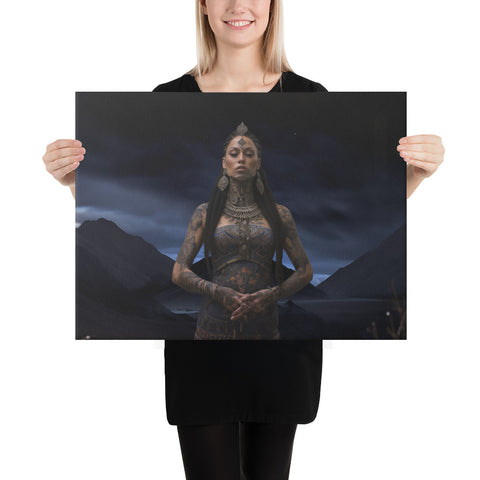 Hine-Nui-Te-Pō Goddess Canvas
