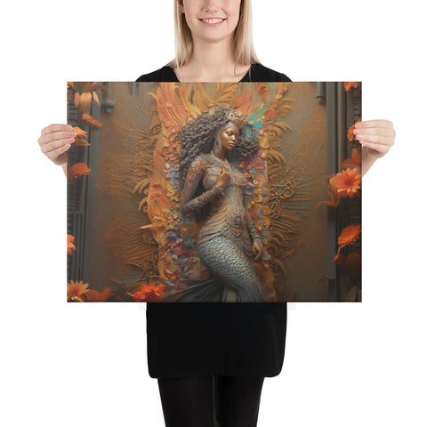 Mami Wata Goddess Canvas