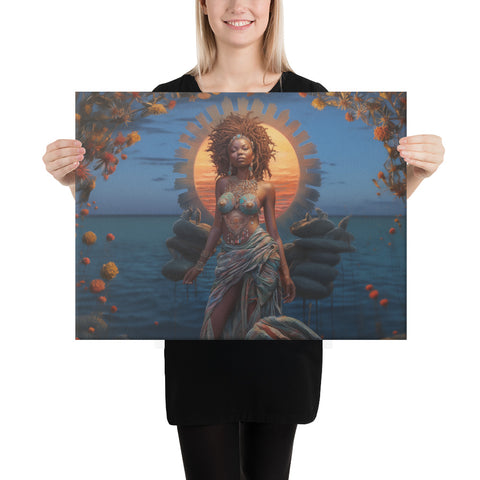 Mawu Goddess Canvas