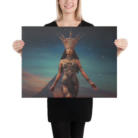 Nuit Goddess Canvas