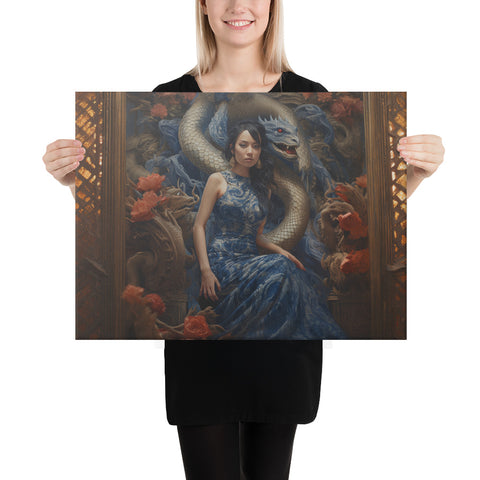 Tiamat Goddess Canvas