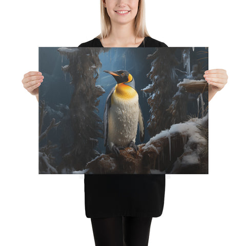Emperor Penguin Spirit Animal Canvas