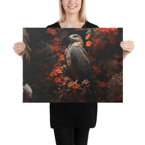 Falcon Spirit Animal Canvas