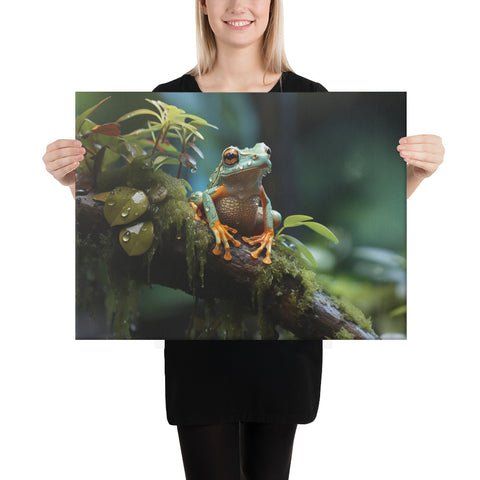 Frog Spirit Animal Canvas