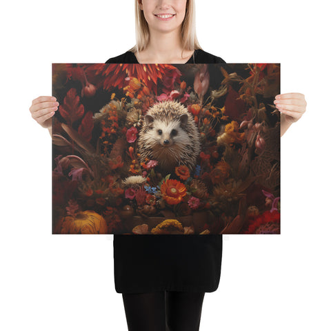 Hedgehog Spirit Animal Canvas