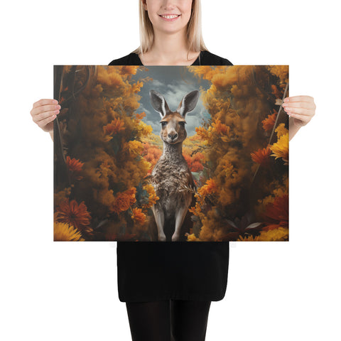 Kangaroo Spirit Animal Canvas