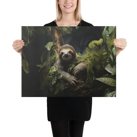 Sloth Spirit Animal Canvas