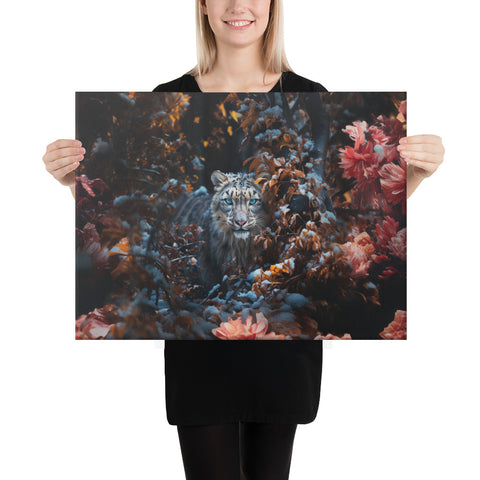 Snow Leopard Spirit Animal Canvas