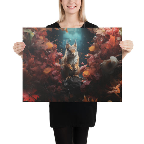 Squirrel Spirit Animal Canvas