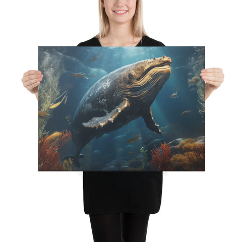 Whale Spirit Animal Canvas