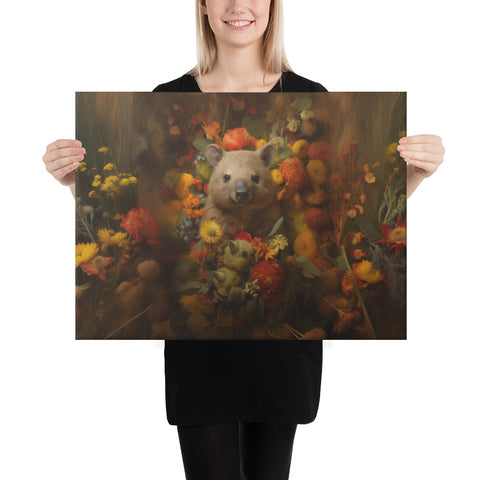 Wombat Spirit Animal Canvas