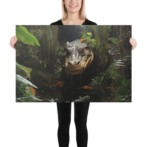 Alligator Spirit Animal Canvas