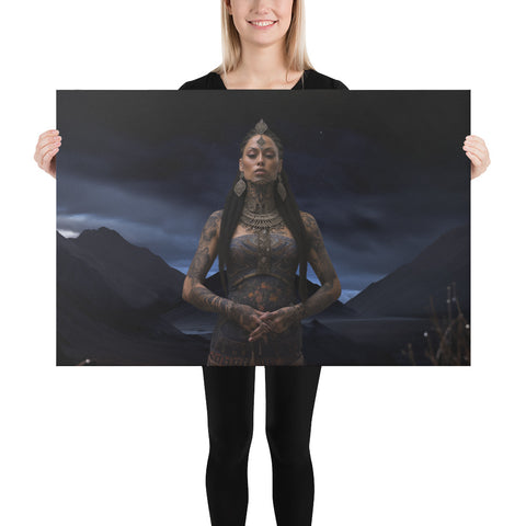 Hine-Nui-Te-Pō Goddess Canvas