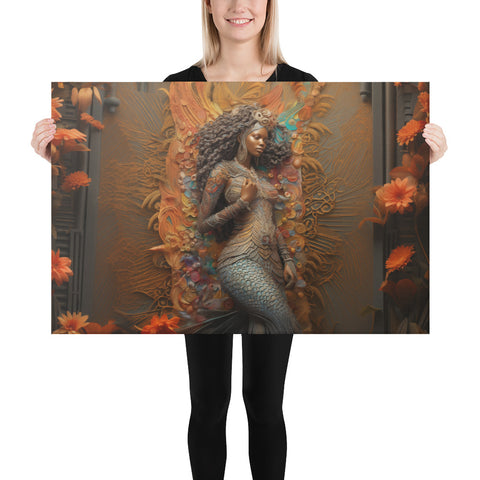 Mami Wata Goddess Canvas