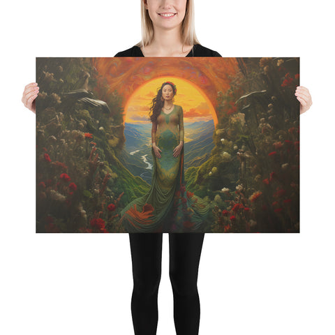 Mau Thuong Ngan Goddess Canvas