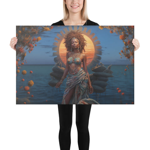 Mawu Goddess Canvas