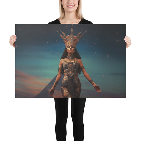 Nuit Goddess Canvas