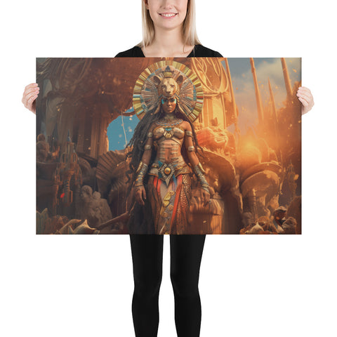 Sekhmet Goddess Canvas