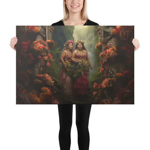 Taema & Tilafaiga Goddesses Canvas