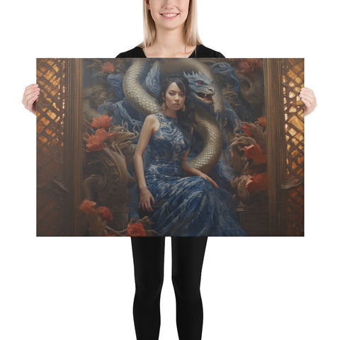 Tiamat Goddess Canvas