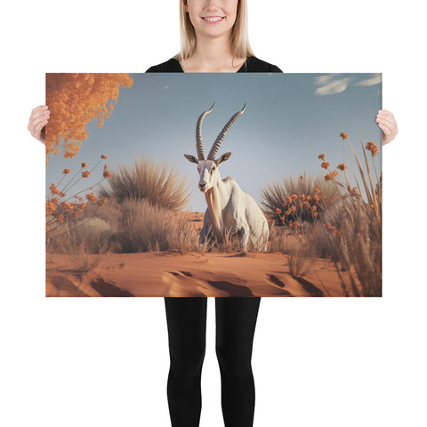 Arabian Oryx Spirit Animal Canvas