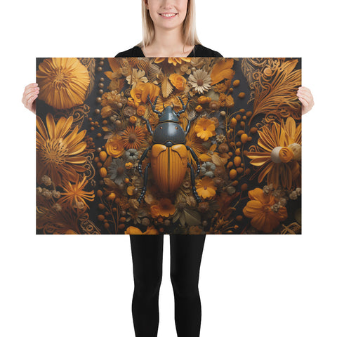 Beetle Spirit Animal Canvas