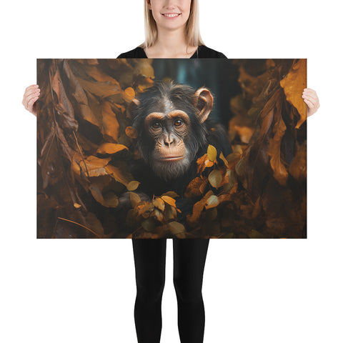 Chimpanzee Spirit Animal Canvas