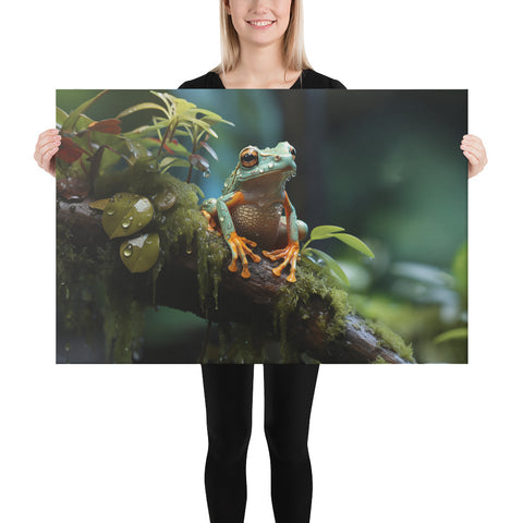 Frog Spirit Animal Canvas