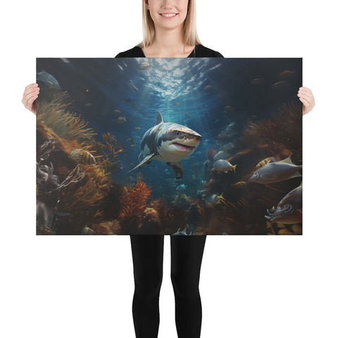 Shark Spirit Animal Canvas