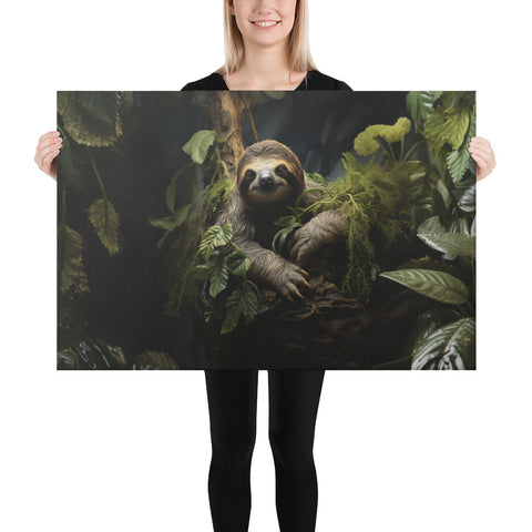Sloth Spirit Animal Canvas