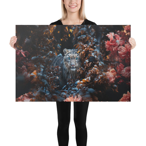 Snow Leopard Spirit Animal Canvas