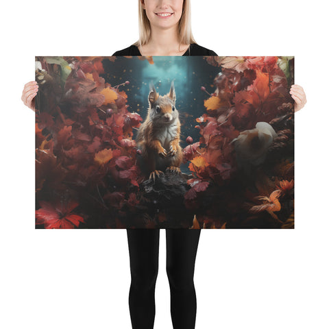 Squirrel Spirit Animal Canvas