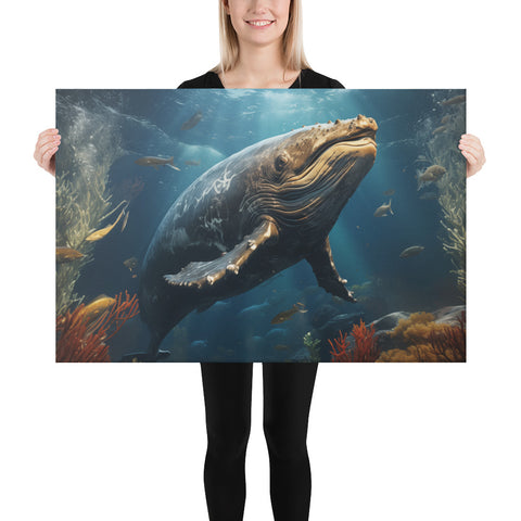 Whale Spirit Animal Canvas