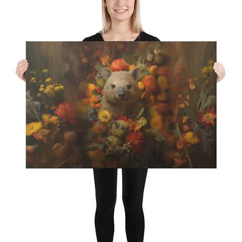 Wombat Spirit Animal Canvas